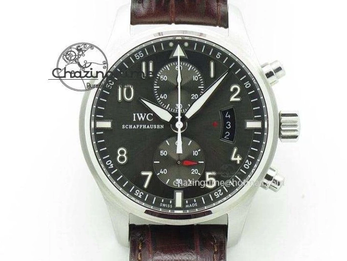 MIROTIME 1231 Modern PILOT IW389001 ZF 1:1 Best Edition Ceramic Case Black Dial on Nylon Strap A7750 (Same Function As Genuine) 7158